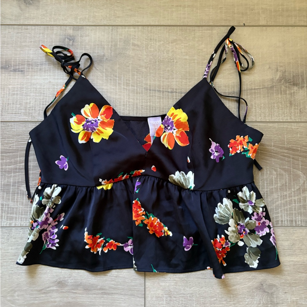 Savage x FENTY Satin Floral Sleep Cami - Picture 2 of 6